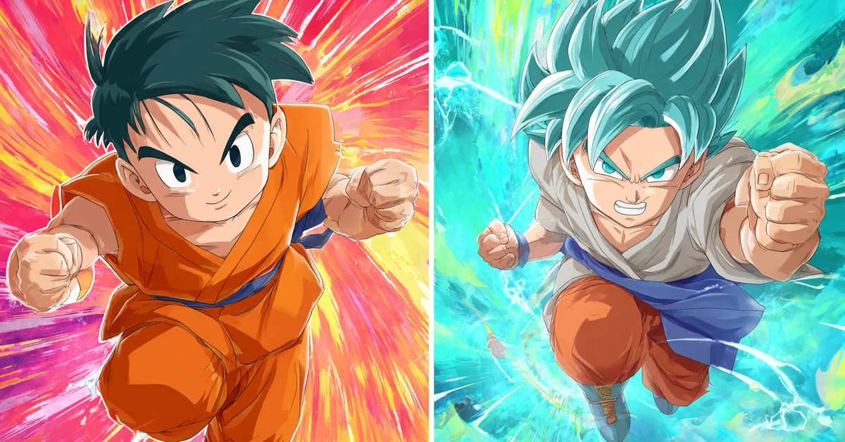 artwork highlighting fusion characters from dragon ball fusions