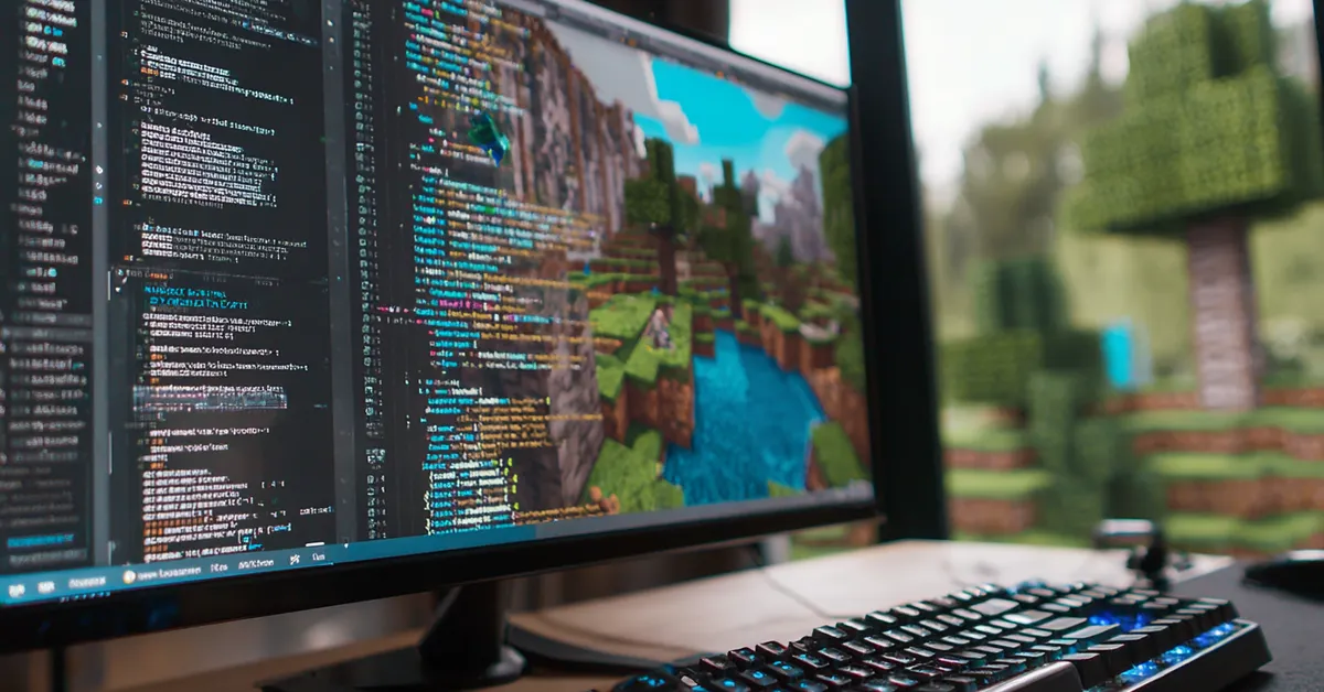 A Minecraft admin managing server plugins on a computer screen