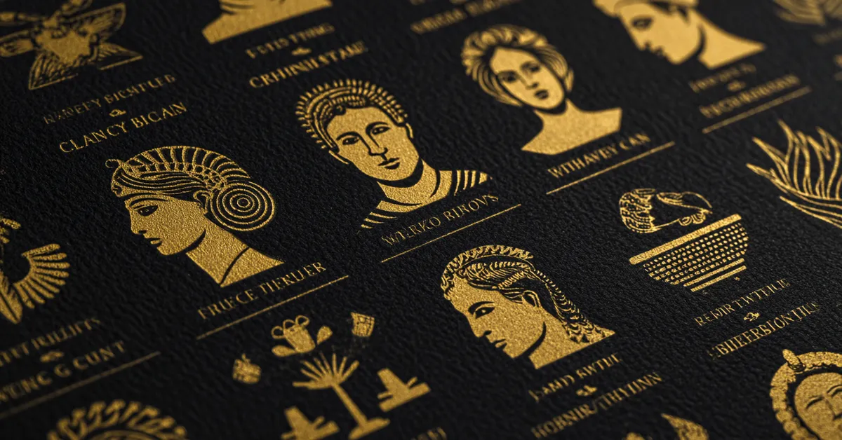 vocabulary list graphic with highlighted key terms and simple icons related to the play