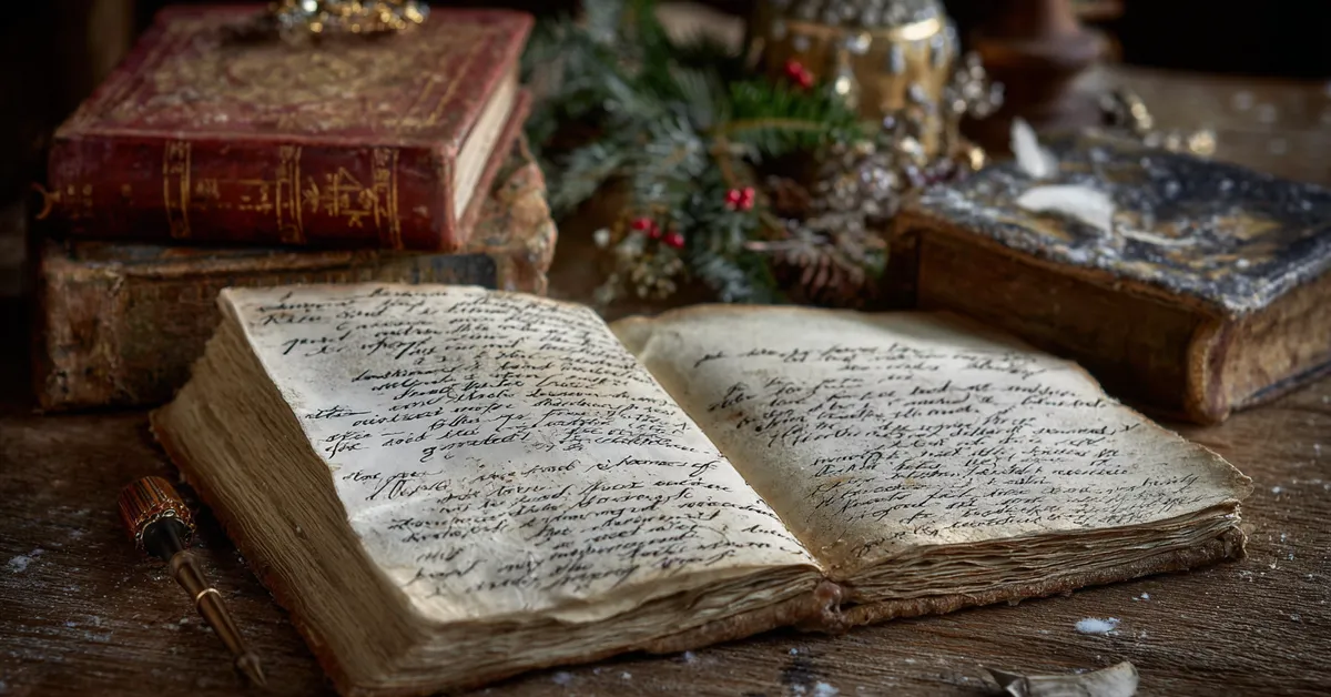 A dictionary open to archaic English terms with handwritten notes helping with The Winter�s Tale vocabulary