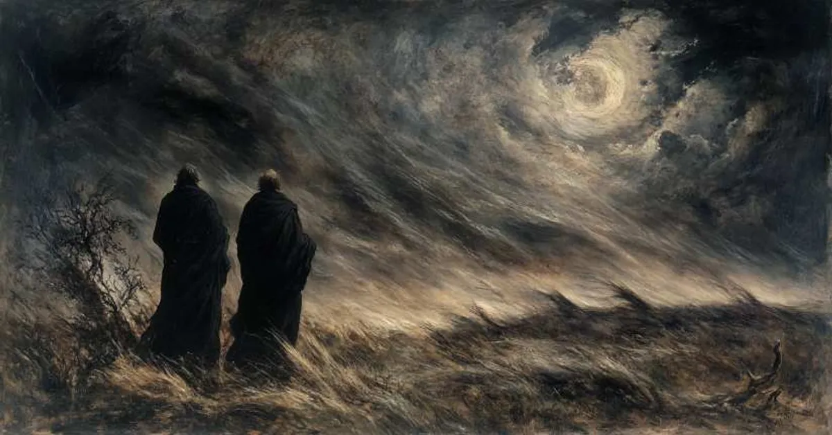 stormy scene introducing the tempest and growing madness