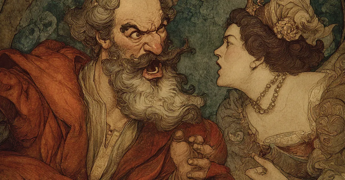 Shylock shouting My daughter My ducats as he rails against betrayal in Act 3 Scene 1