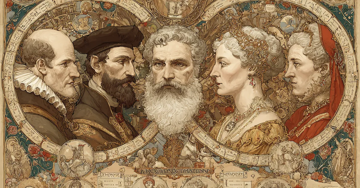 Character chart linking Antonio, Bassanio, Portia, Shylock, and others by loyalty, debt, and justice