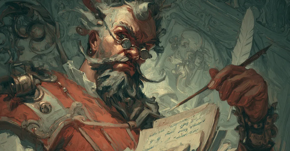 An open playbook with highlighted violent lines and a quill marking key passages assisting Titus Andronicus quote identification