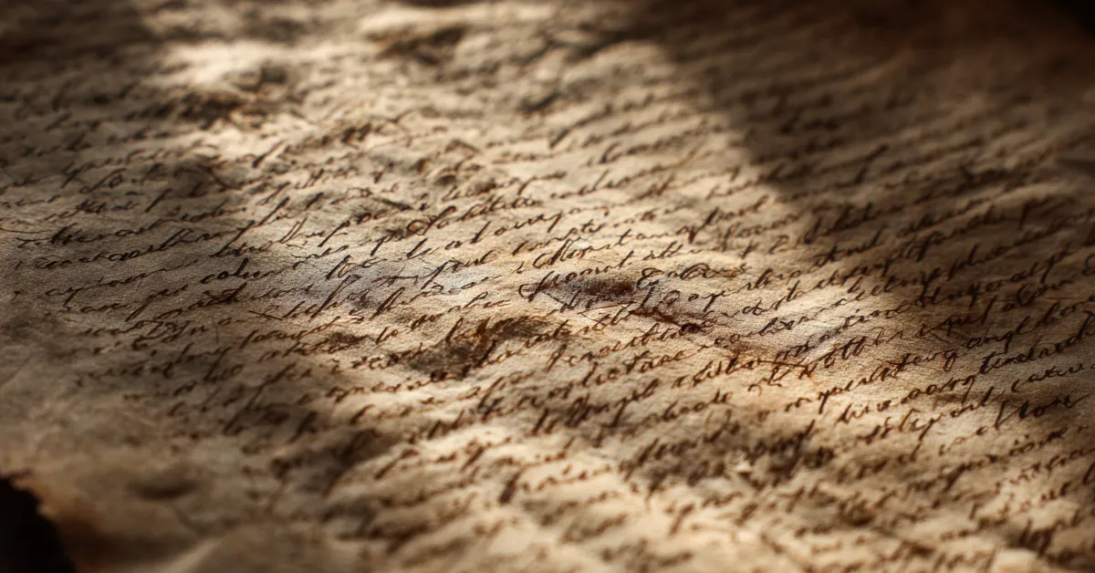 a close view of a handwritten sonnet on aged parchment lit by soft warm light highlighting the delicate rhythm and emotion in each line